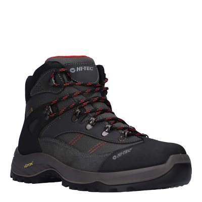 Hi-Tec Caha Ii Wp Men's Walking Boots Black / Dark Grey / Red | OV9467158