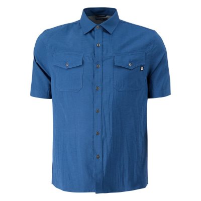 Hi-Tec Huckleberry Men's Shirts Blue | ZV8069154