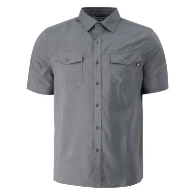 Hi-Tec Huckleberry Men's Shirts Dark Grey | XI6352409