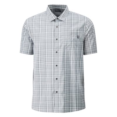 Hi-Tec Indian Kettles Plaid Men's Shirts Grey | PL3471850