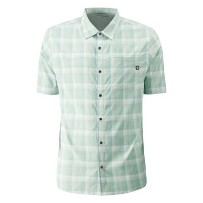 Hi-Tec Outdoor Hogtown Faded Plaid Men's Shirts Green | RB4037196