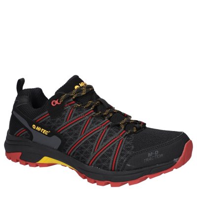 Hi-Tec Serra Trail Men's Sport Shoes Black / Red / Yellow | VK9471536