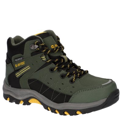 Hi-Tec Shield Wp Jr Kids' Shoes Green / Black / Yellow | SZ1439820