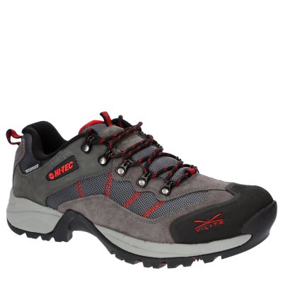 Hi-Tec Sierra V-lite Speedhike Low Wp Men's Casual Shoes Grey / Red | PZ4860753
