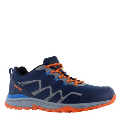Hi-Tec Stinger Wp Men's Walking Shoes Navy / Royal / Orange / Light Grey | SW5310846