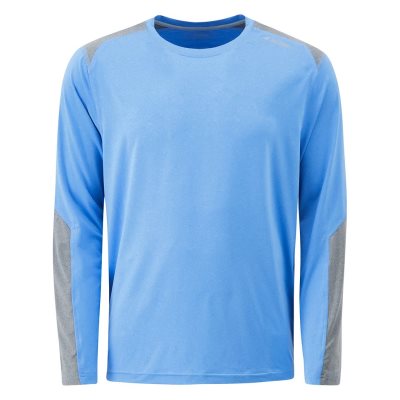 Hi-Tec Wrigley Shade Colorblock Crew Men's T Shirts Blue | QY4063125